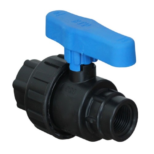 Компрессионный кран ПНД Ду 36 (1 1/2"-1 1/4") ВР (ВН) Ру-16 VALFEX в Воронеже