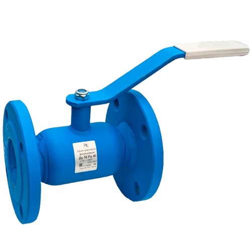 Кран запорный стальной фланцевый стандартнопроходной Ст20 КШ.Р.Ф.З. PR 40х165 мм