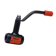 Кран запорный стальной резьбовой стандартнопроходной Ст20 КШТ.12. АДЛ 15х65 мм 1/2"