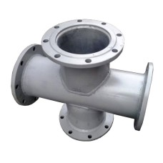 Крест фланцевый КФ Ду 200-100 (400-440) ВЧШГ с ЦПП цинк+AL ГОСТ ISO 2531-2012