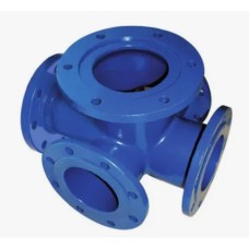 Крест с пожарной подставкой фланцевый ППКФ ВЧШГ с ЦПП Ду 500-100