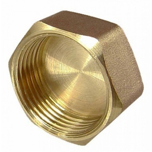 Заглушка латунная торцевая ВР (ВН) Aquasfera 15 мм 1/2"
