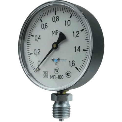 Манометр радиальный диаметр 100мм 0-16 кгс/см2 (0-1,6 МПа) G1/2" МТ-100 Багория в Воронеже