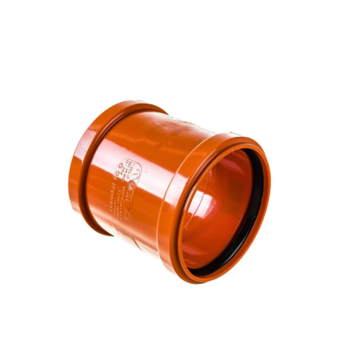 Муфта НПВХ (ПВХ) ремонтная Дн 160 коричневая безнапорная в/к Агригазполимер в Воронеже