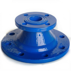 Переход фланцевый ХФ Ду 125х100 (L=150) ВЧШГ с ЦПП цинк+AL ГОСТ ISO 2531-2012