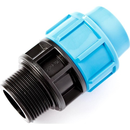 Муфта ПЭ компрессионная Дн 40-1 1/4" Ру-12,5 НР (НАР) Джилекс в Воронеже