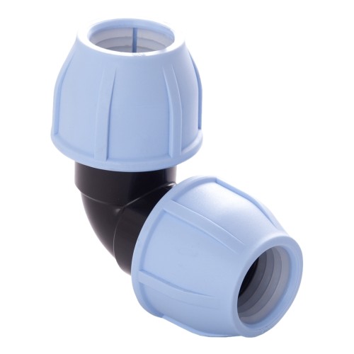 Отвод ПЭ компрессионный Дн 20-3/4" 90гр Ру-16 ВР (ВН) RTP (РосТурПласт) в Воронеже