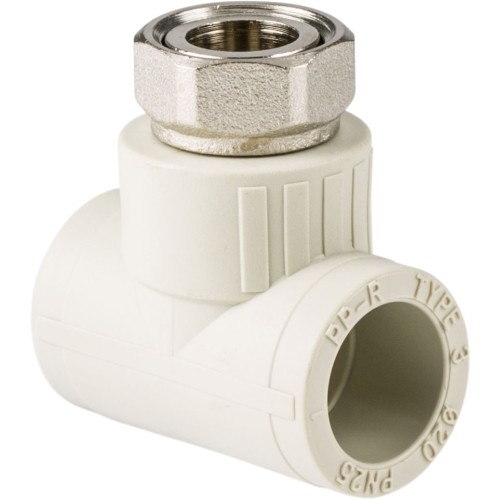 Тройник PP-R с накидной гайкой Дн 20-1/2" Pro Aqua в Воронеже