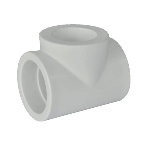 Тройник PP-R редукционный Дн 90-63-90 белый Pro Aqua в Воронеже