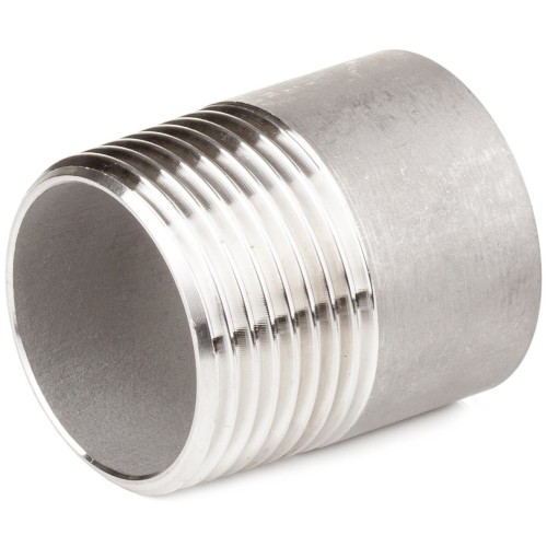 Резьба стальная оцинкованная НР-сварка АС 15х30 мм 1/2" ГОСТ 3262-75