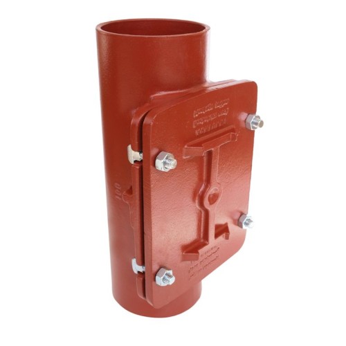 Ревизия чугунная SML Ду-100 с прямоугольной крышкой безраструбная Китай в Воронеже