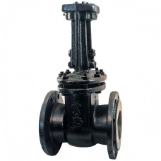 Задвижка клиновая чугунная фланцевая с выдвижныи шпинделем под электропривод Ру 16 30ч906бр ЛМЗ 150 мм