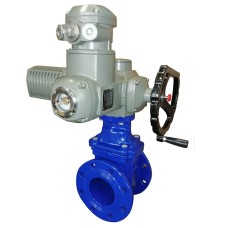 Задвижка чугунная с электроприводом AUMA E2 4000ELE2 125х200 мм