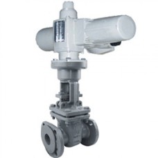 Задвижка стальная с электроприводом ГЗ и выдвижным шпинделем 30с941нж 150х280 мм