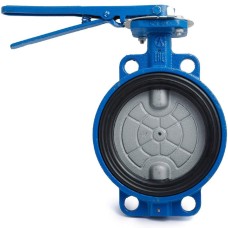 Затвор ручной с нержавеющий диском и рукояткой межфланцевый 1,0 МПа EPDM Genebre 2109 GG20 Genebre 400 мм