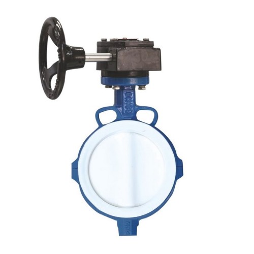 Затвор с чугунным диском и редуктором межфланцевый 2,5 МПа EPDM VP4458 Tecofi 150 мм в Воронеже