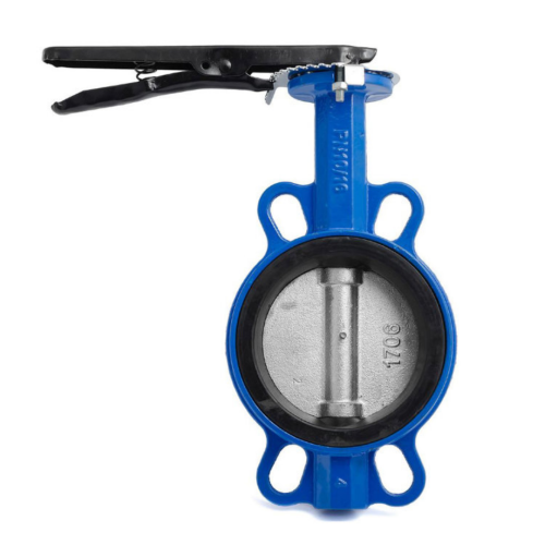 Затвор ручной со стальный диском и рукояткой межфланцевый 1,6 МПа EPDM VP5445S GGG50 Tecofi 80 мм в Воронеже