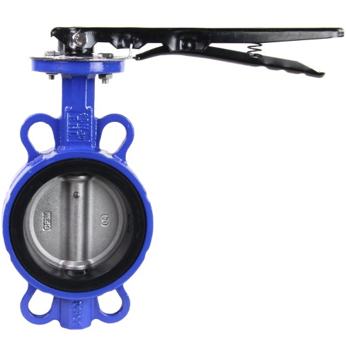 Затвор ручной с чугунным диском и рукояткой межфланцевый 1,0 МПа EPDM 32ч1р СЧ20 ЛМЗ 250х68 мм в Воронеже